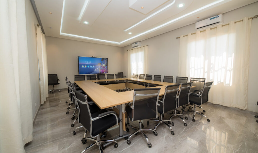 La salle de conférence et évenements de l'hôtel Laa Mariette à Kisantu